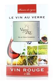 VDPCE ROUGE BIB 10L VIGNE ZINC