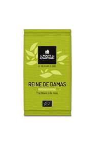 LA ROUTE DES COMPTOIRS REINE DAMAS THE BLANC A LA ROSE 50X01