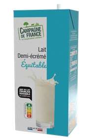 LAIT UHT 1/2 ECREME 1L X06